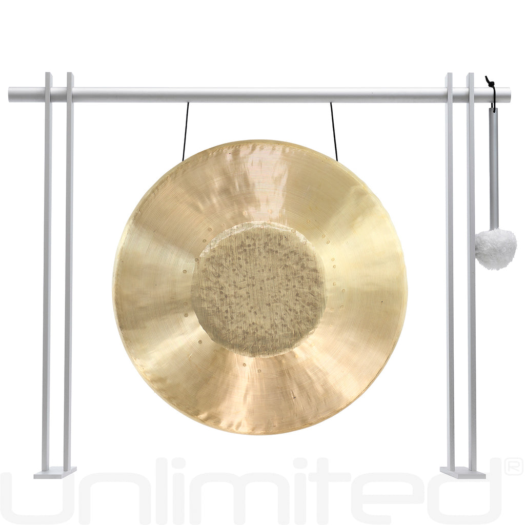 14" to 15" Chinese Gongs on the Pretty Planar Gong Stand
