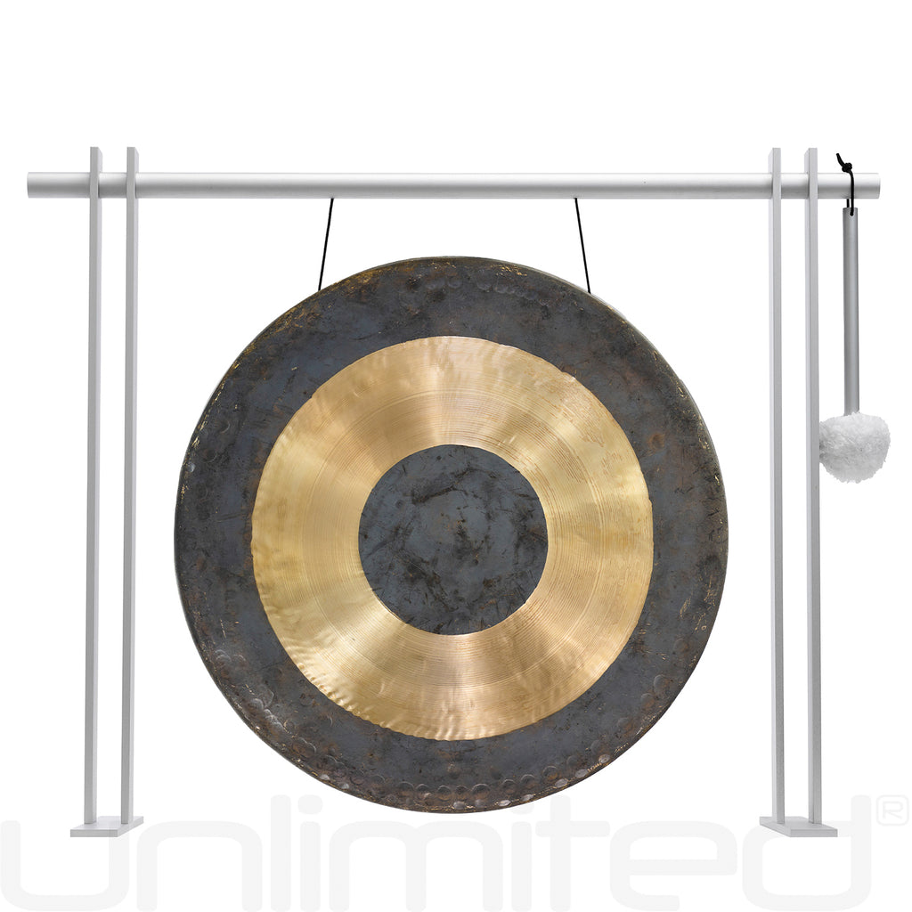 16" Chinese Gongs on the Pretty Planar Gong Stand