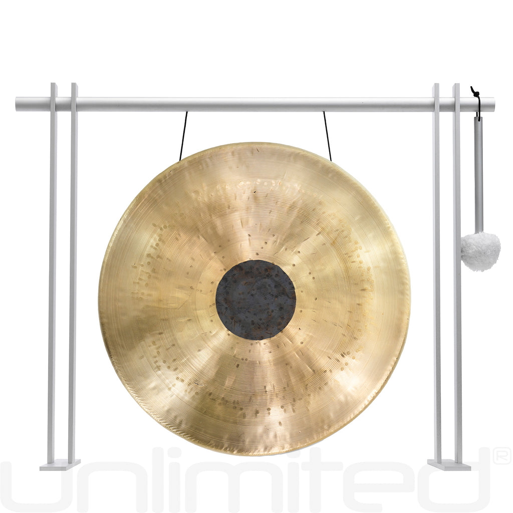 16" Chinese Gongs on the Pretty Planar Gong Stand