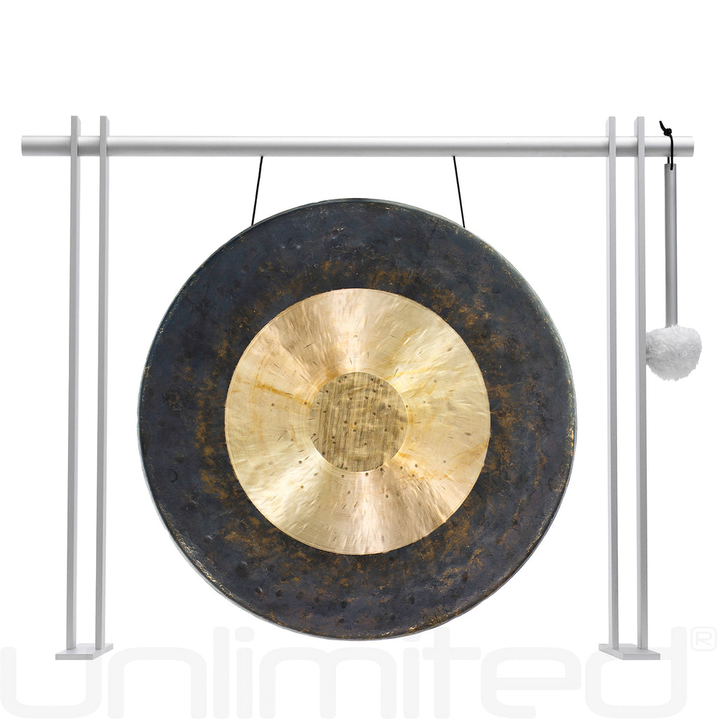 16" Chinese Gongs on the Pretty Planar Gong Stand