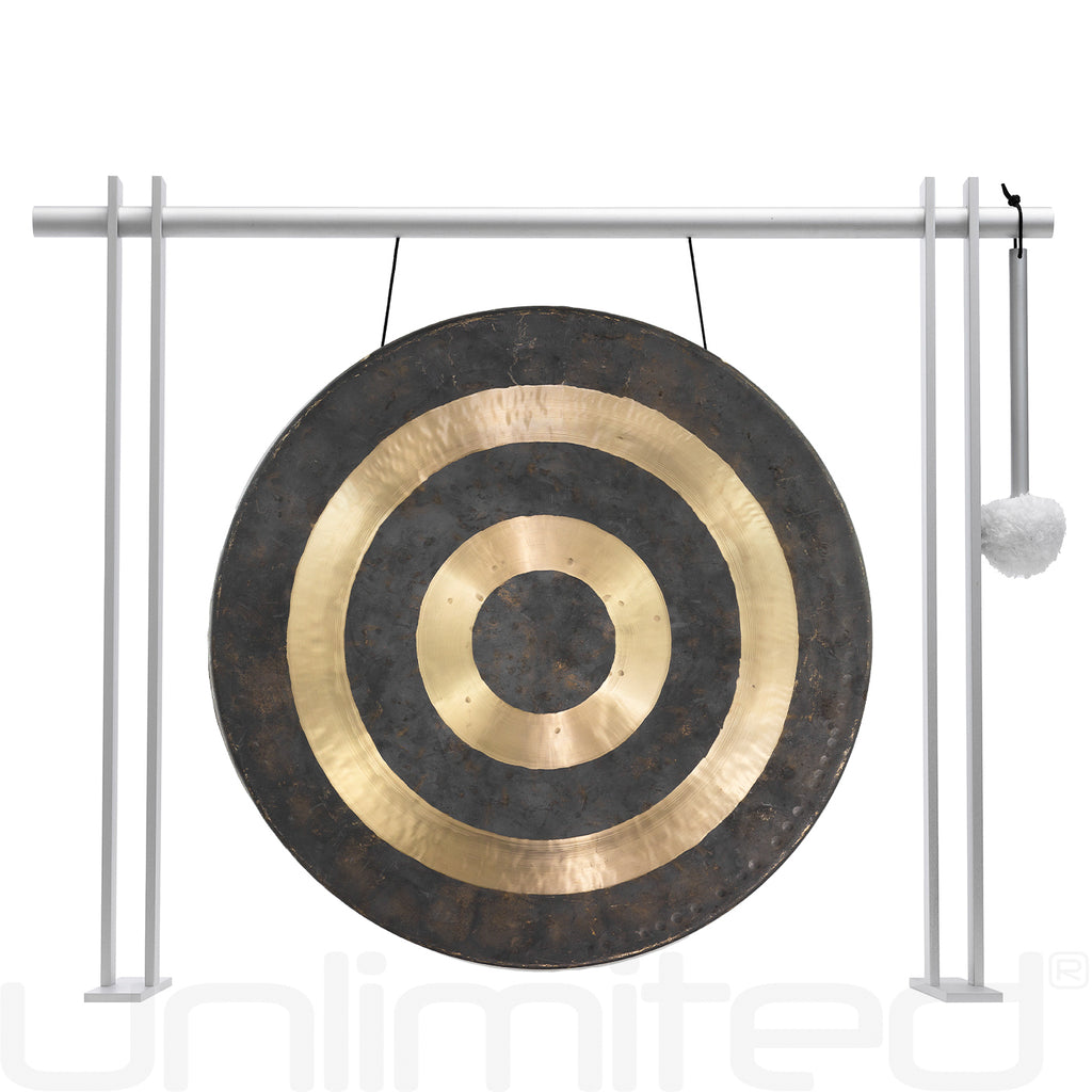 16" Chinese Gongs on the Pretty Planar Gong Stand