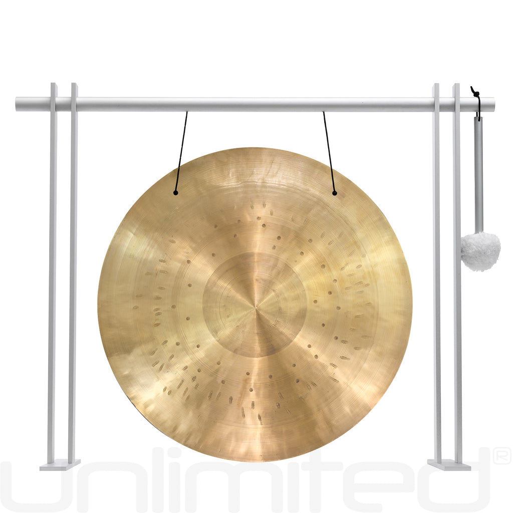 16" Chinese Gongs on the Pretty Planar Gong Stand