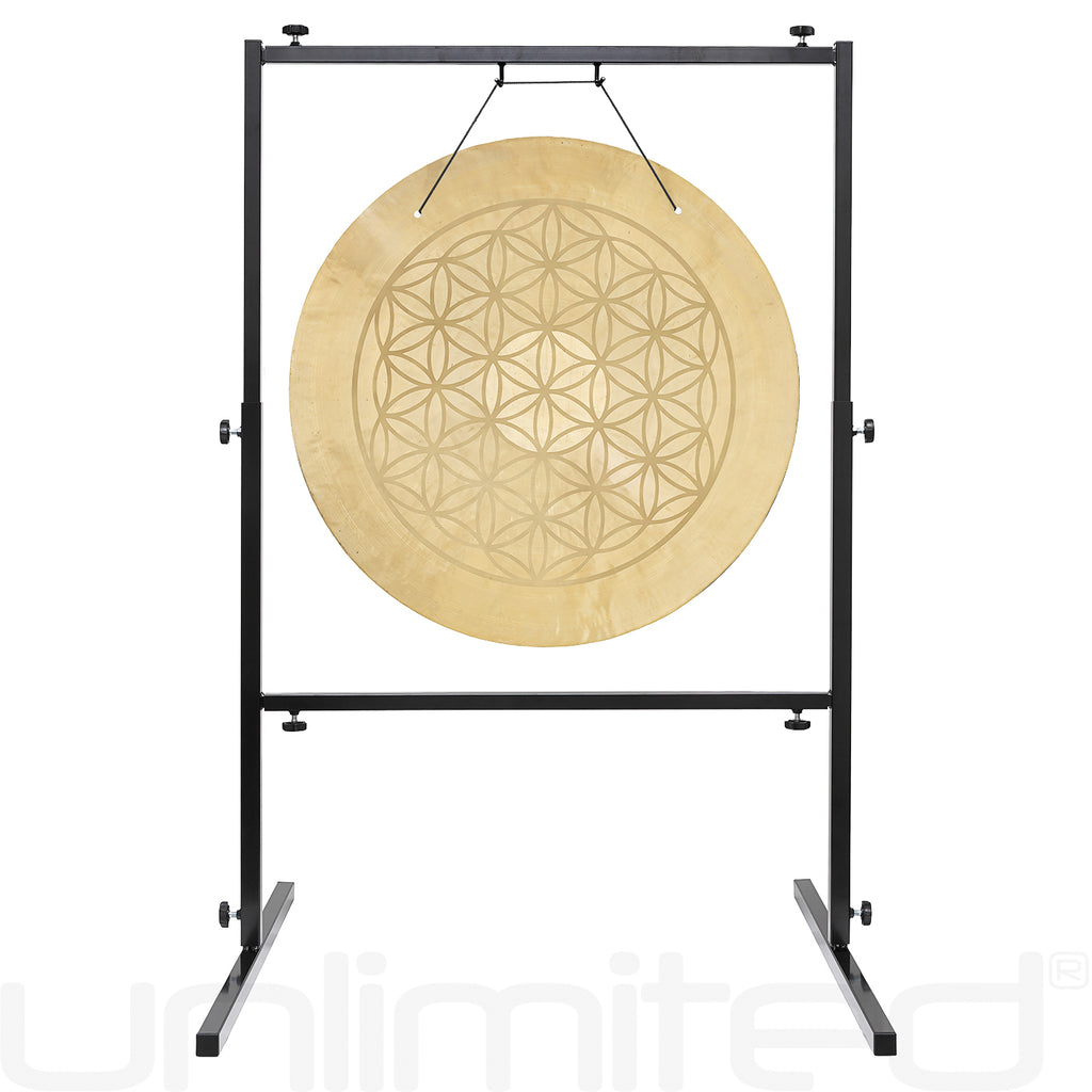 Flower of Life Wind Gongs on Stands