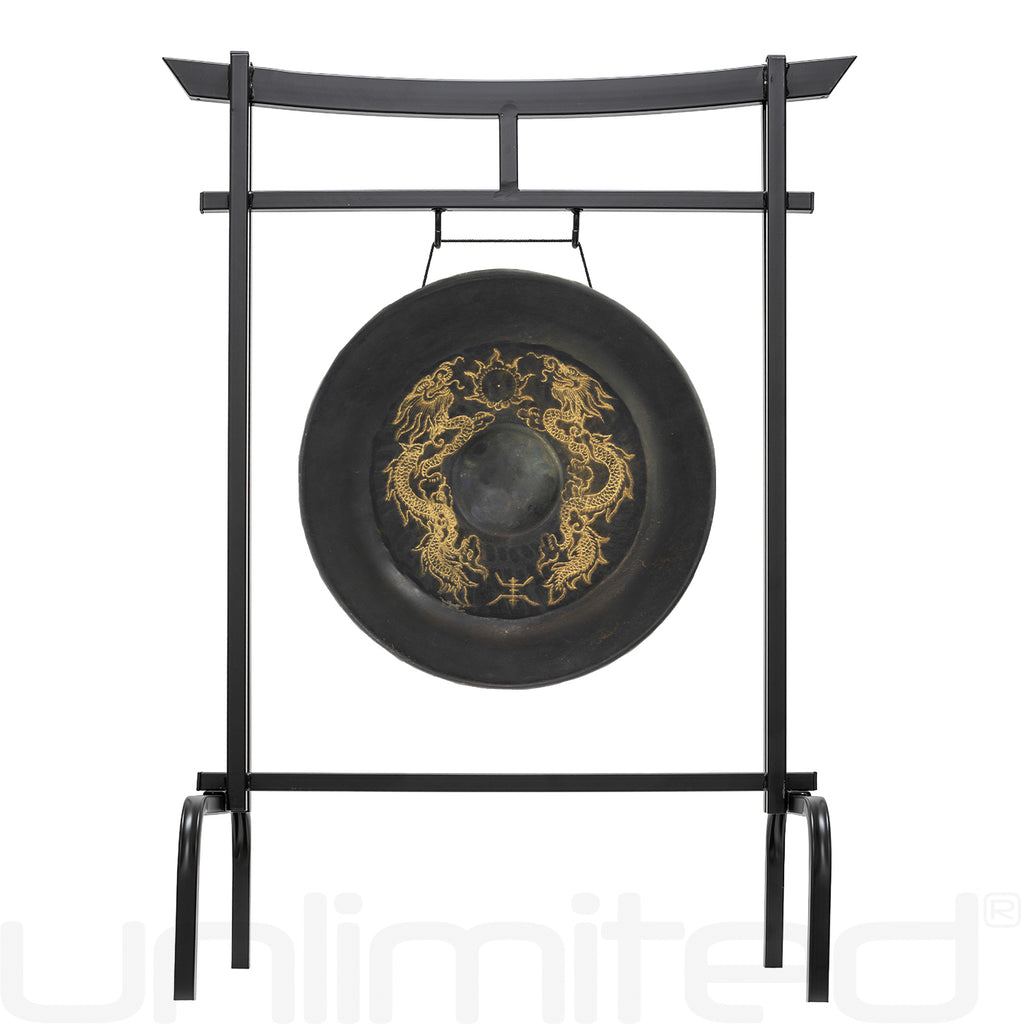9" to 16" Vietnamese Dragon Gongs on Stands