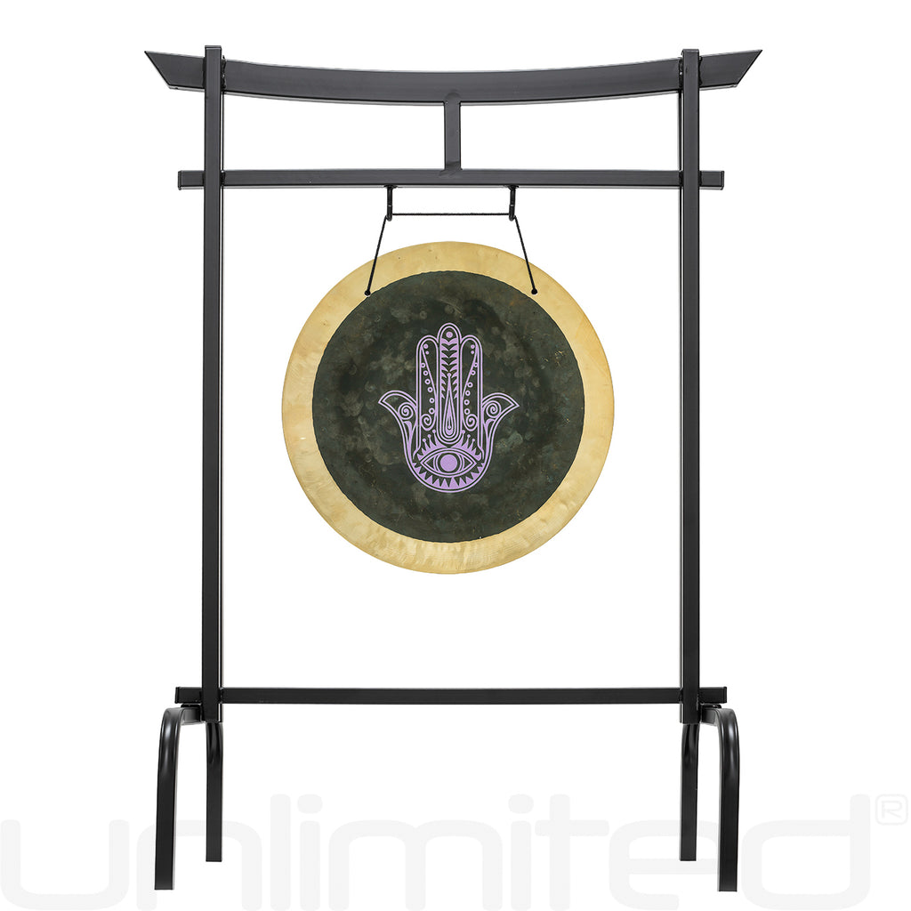 16" Hamsa Deep Breath Gong on Stands