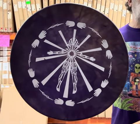 Imperfect Unlimited 22" Deep Circle Shaman Drum with Mallet - Inspiration