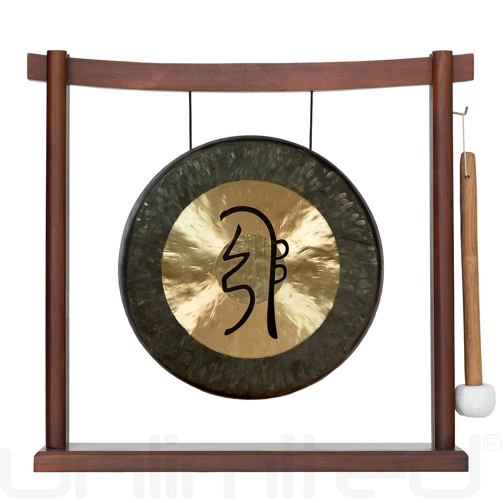 10" Sei He Ki Reiki Gong on Stands
