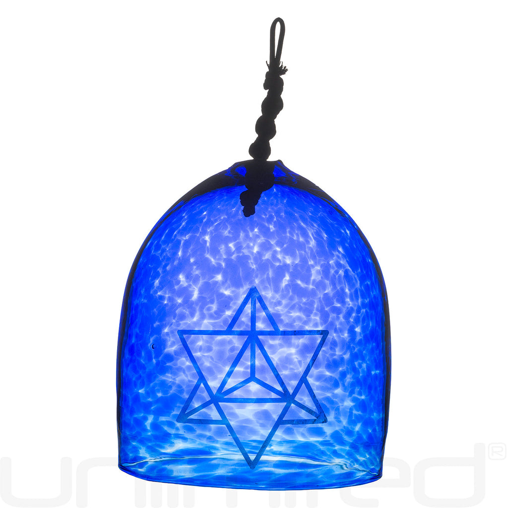 Shrader Made Glass - My Name is Indigo Merkaba Glass Bell