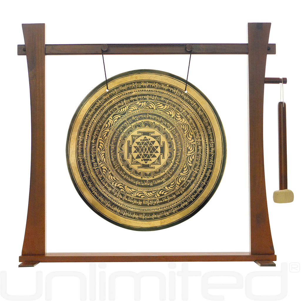 22" - 24" Interplanetary Yantra Gongs on Stands