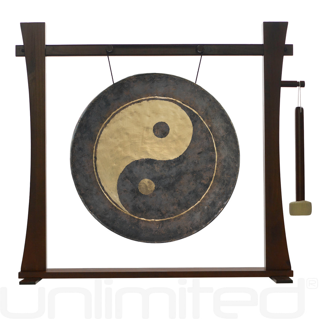 22" to 26" Taoist Moonlight Gongs on Stands