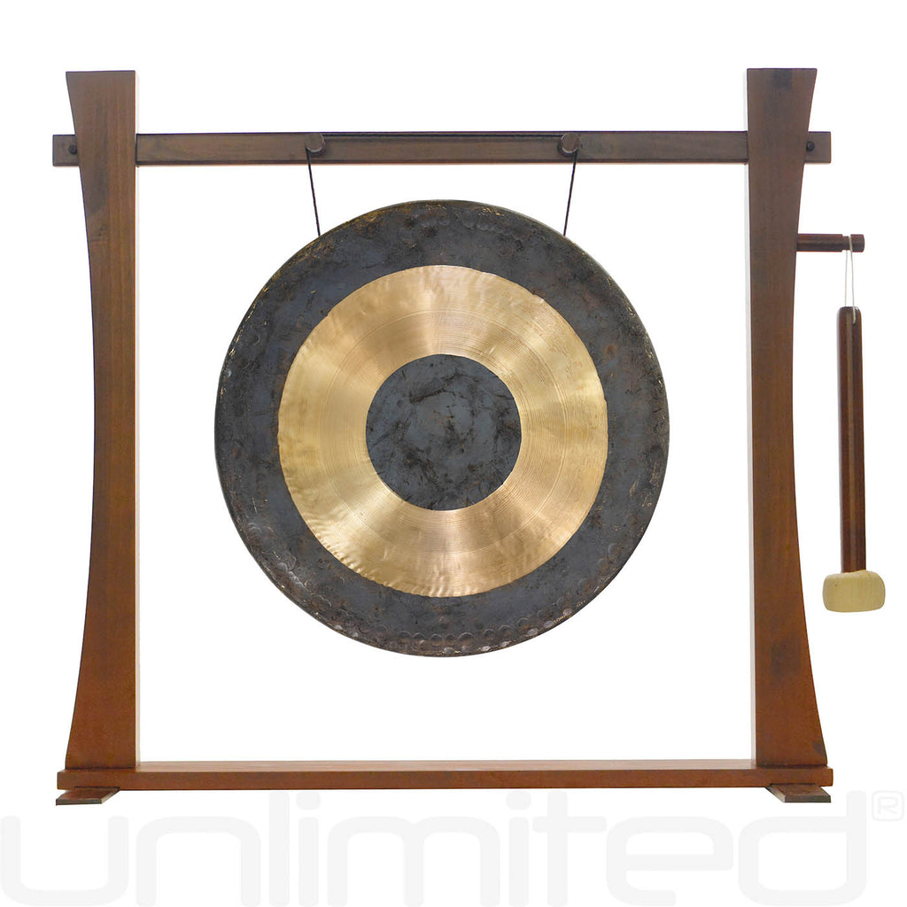26" Chinese Gongs on the Spirit Guide Gong Stand