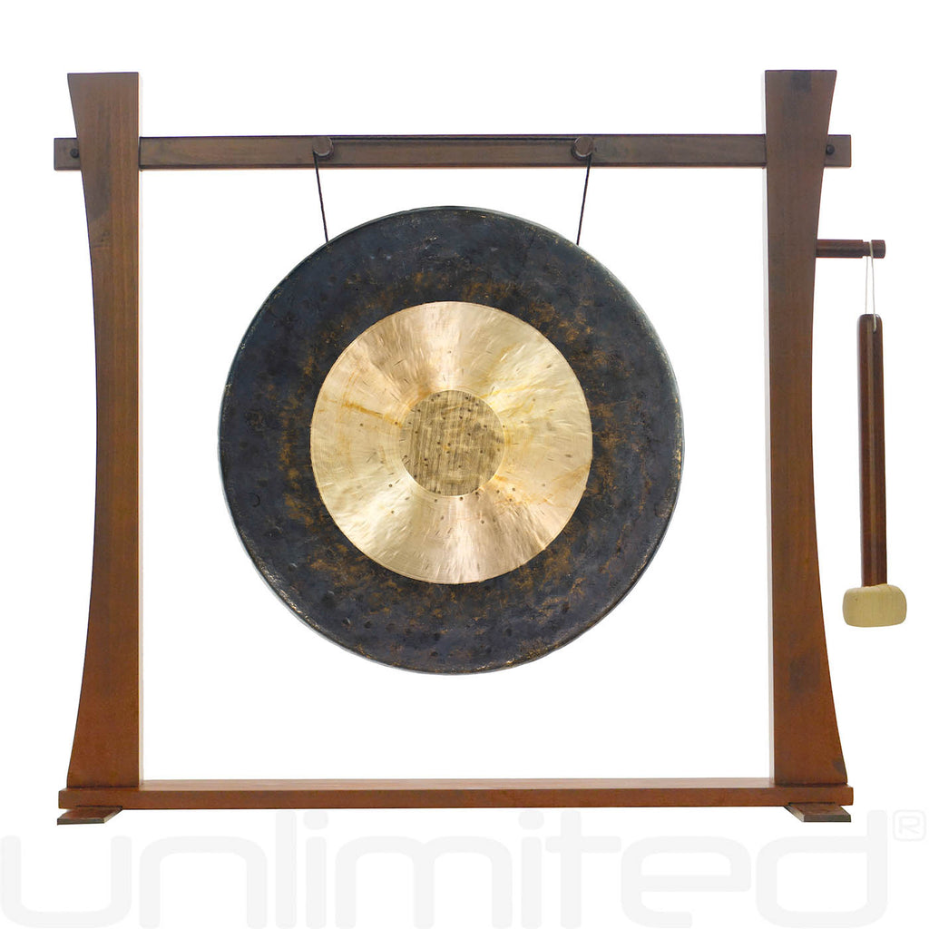 26" Chinese Gongs on the Spirit Guide Gong Stand