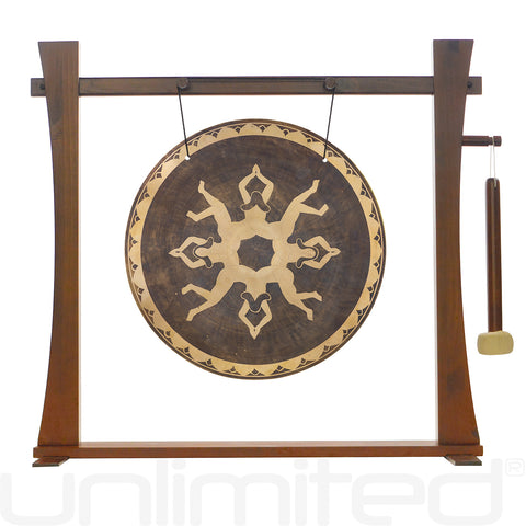 16" Divine Emotion Gong on Spirit Guide Gong Stand