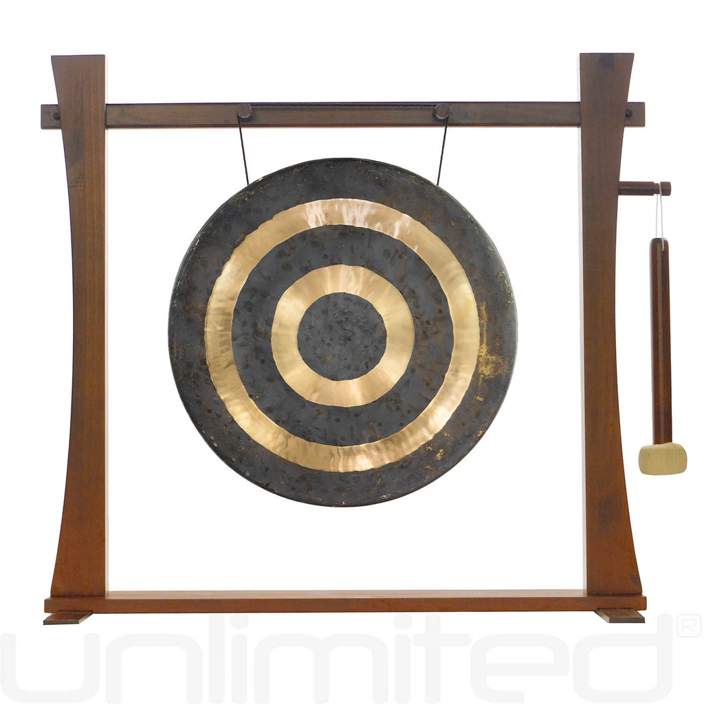 26" Chinese Gongs on the Spirit Guide Gong Stand