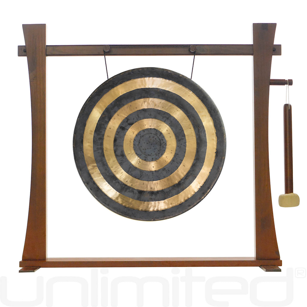26" Chinese Gongs on the Spirit Guide Gong Stand