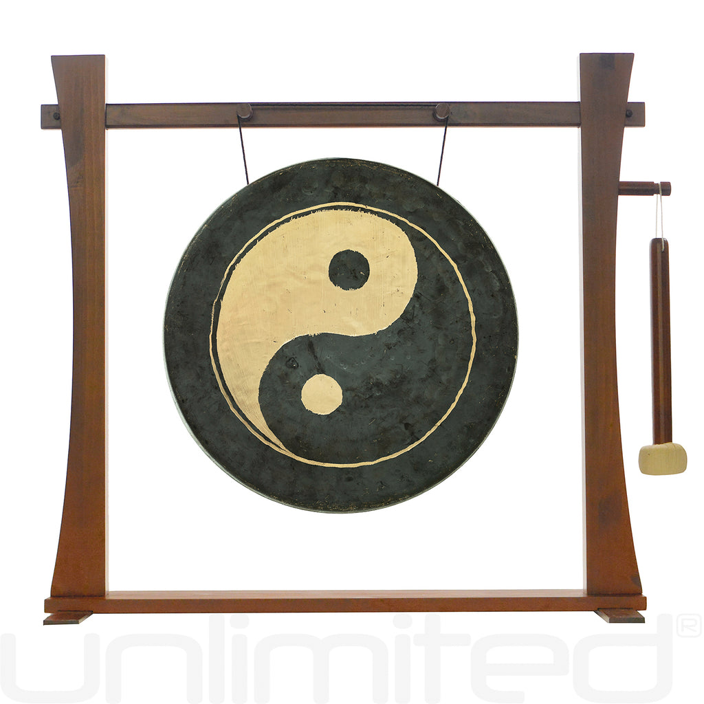 14" to 18" Taoist Moonlight Gongs on Stands