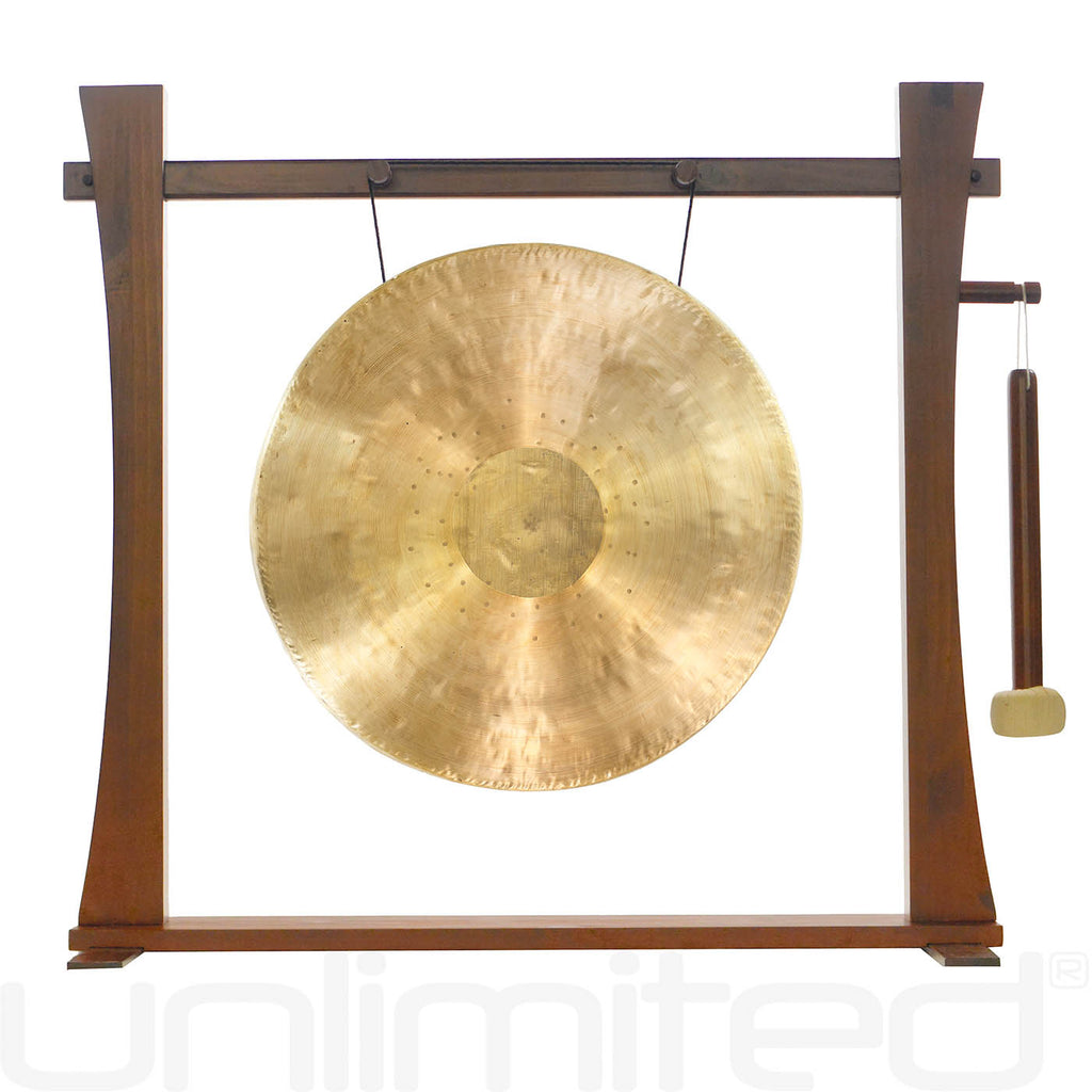 26" Chinese Gongs on the Spirit Guide Gong Stand