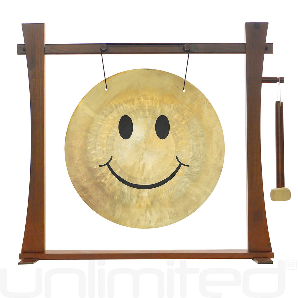 Unlimited 18" Smiley Face Gong and Stand Combos