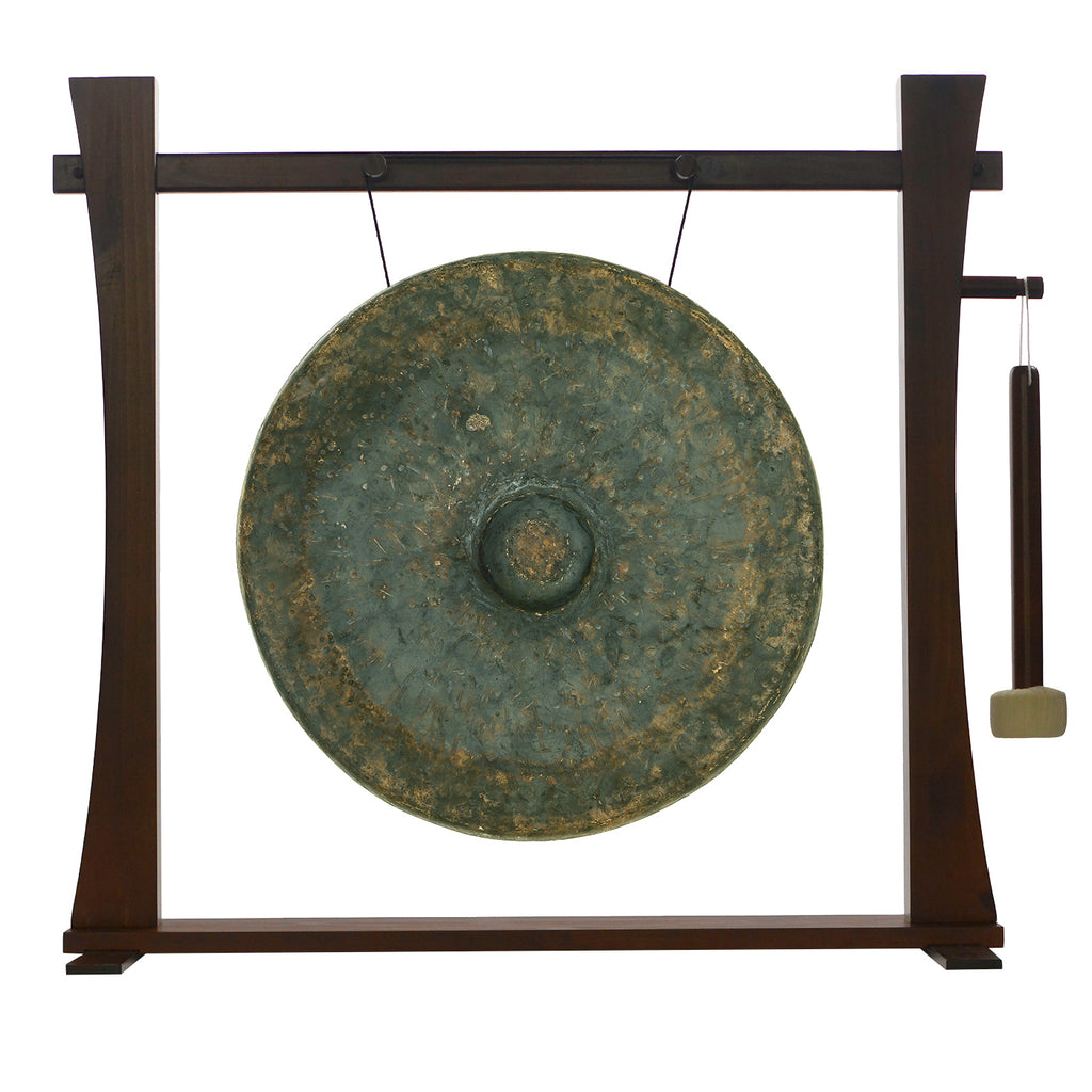 The Great Mother Tesla Gongs on Stands