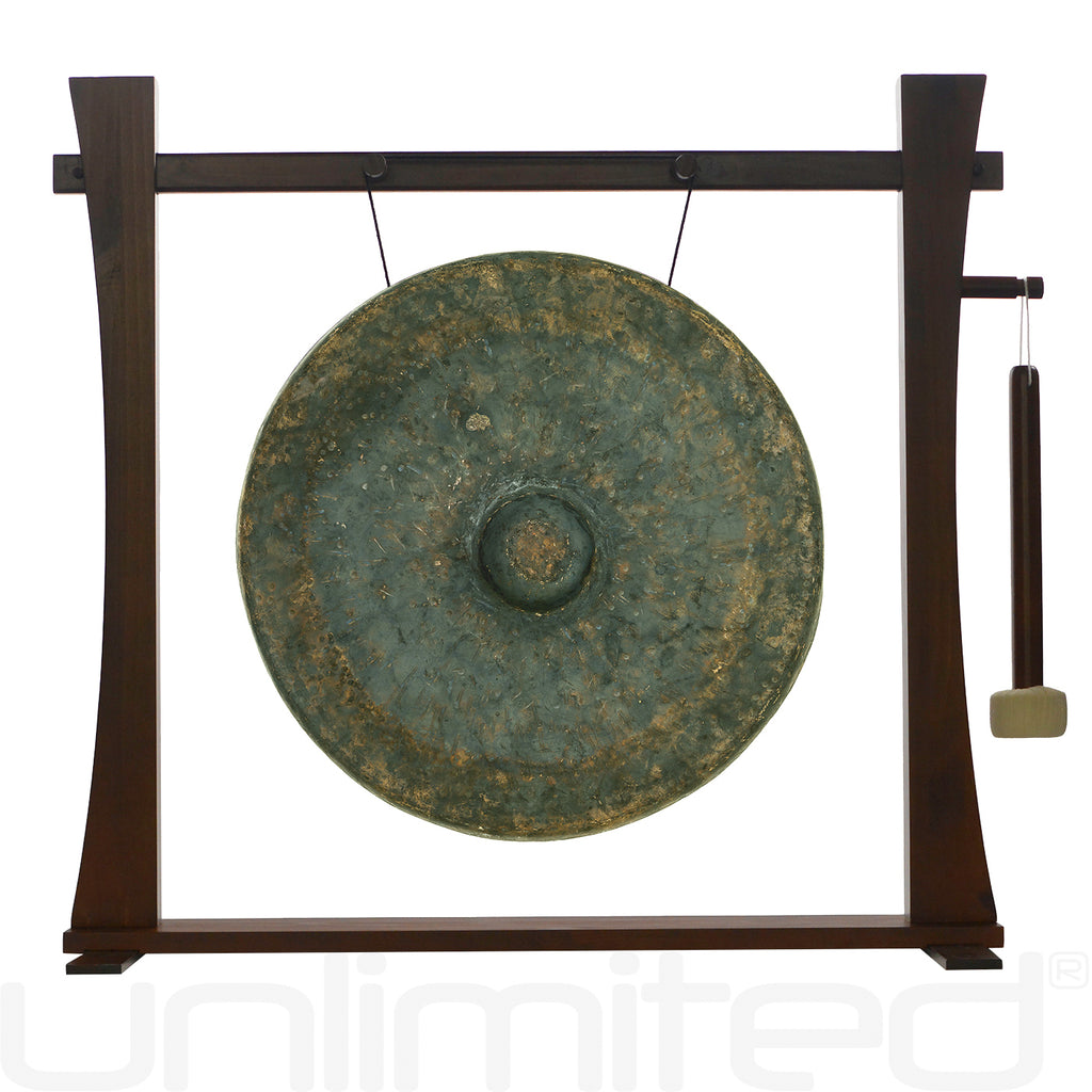 The Great Mother Tesla Gongs on Stands