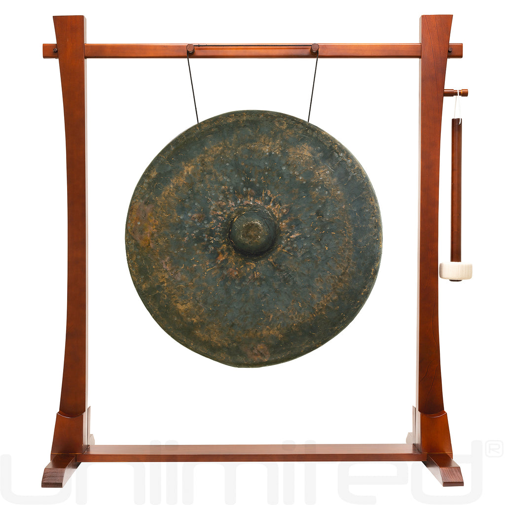 The Great Mother Tesla Gongs on Stands