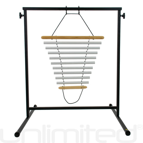 Svaram Swinging 9 Bar Chimes on Stands - A432 Hz