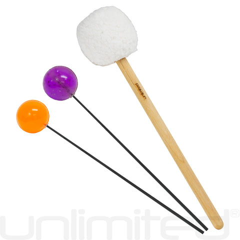 Unlimited Sweet Spot & Pair of Acoustic Percussion Flumies Mallet Combo