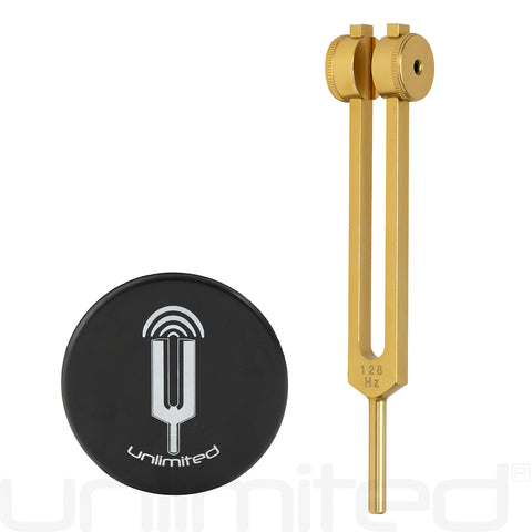 Unlimited Otto (32hz, 64hz, 128hz) Tuning Forks (Weighted) with Activator