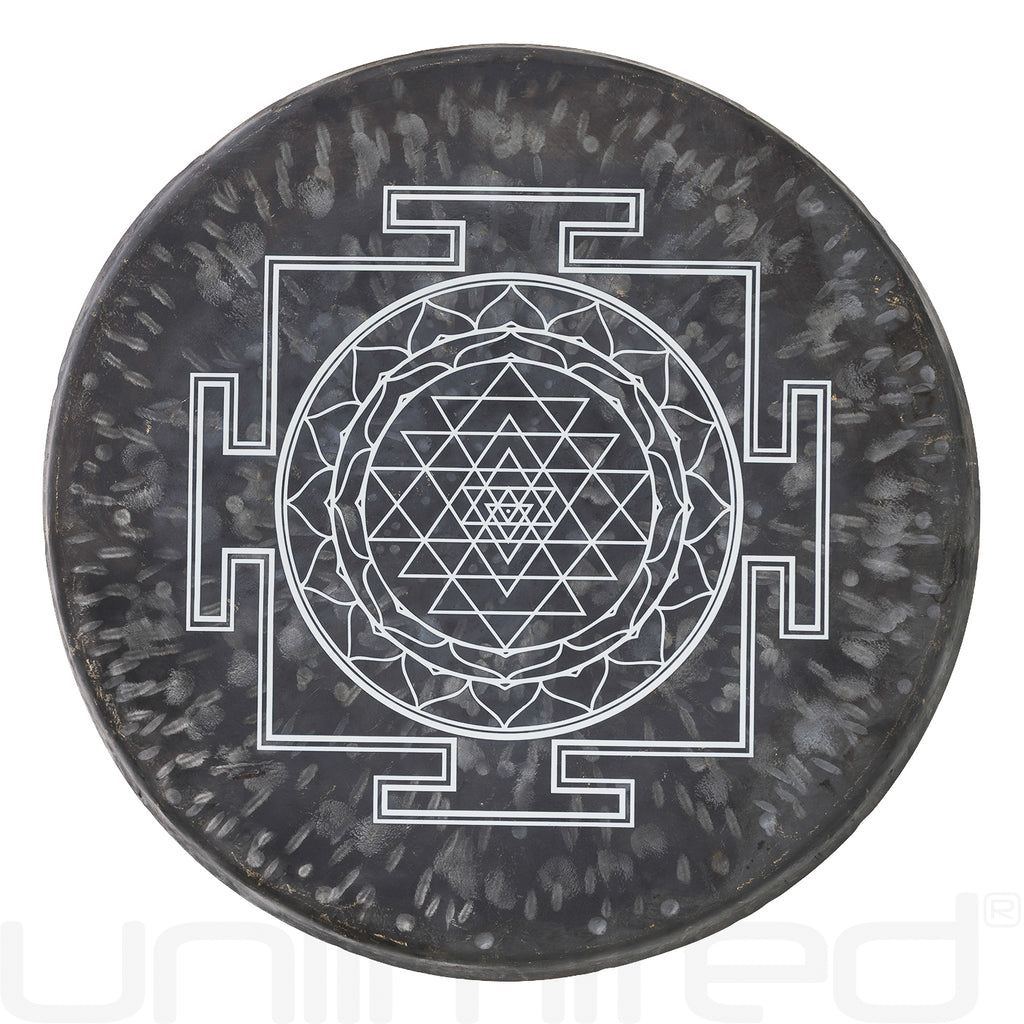 Sri Yantra on Mother Tesla Gongs