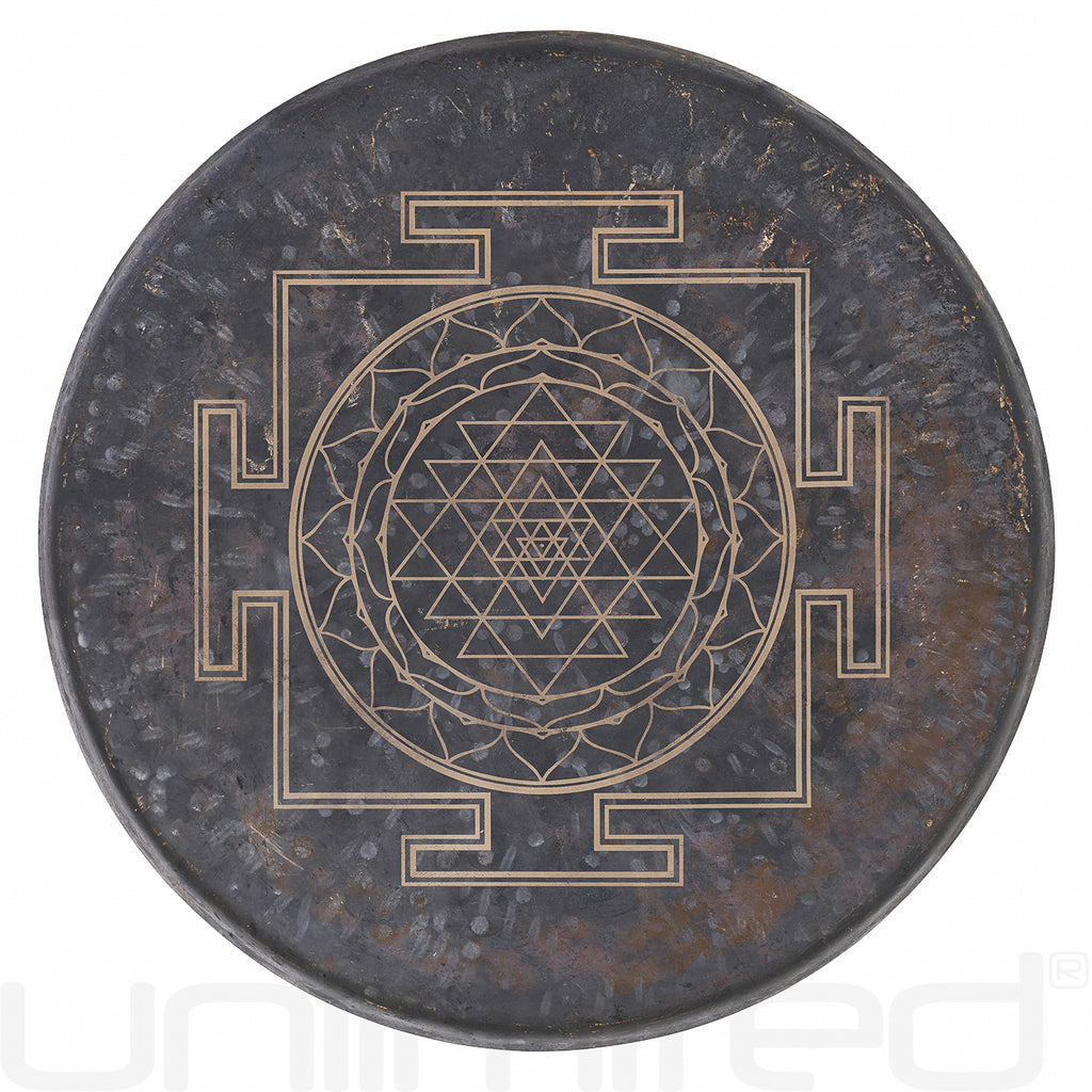 Sri Yantra on Mother Tesla Gongs