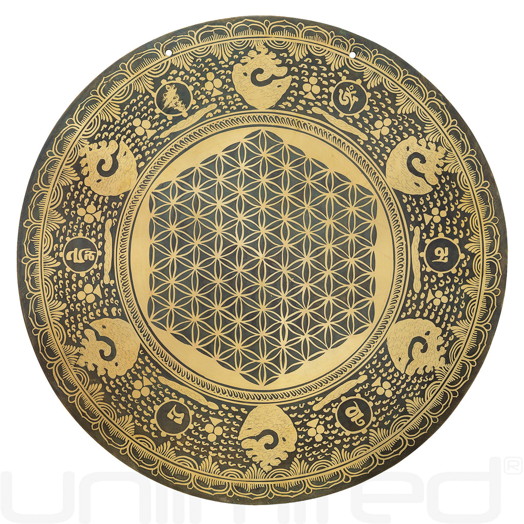 Flower of Life Prayer Gongs