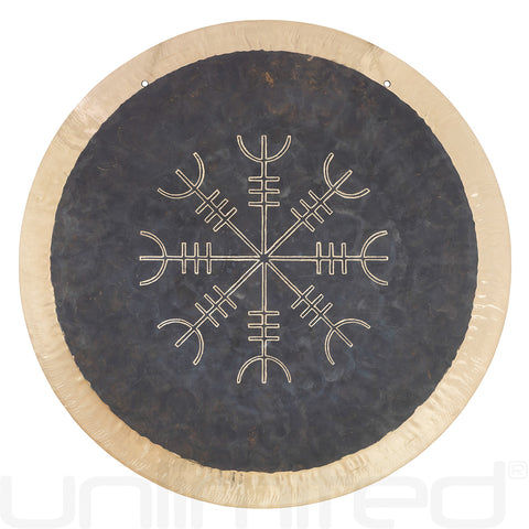 Unlimited 28" Helm of Awe Gong (Hand-Engraved)