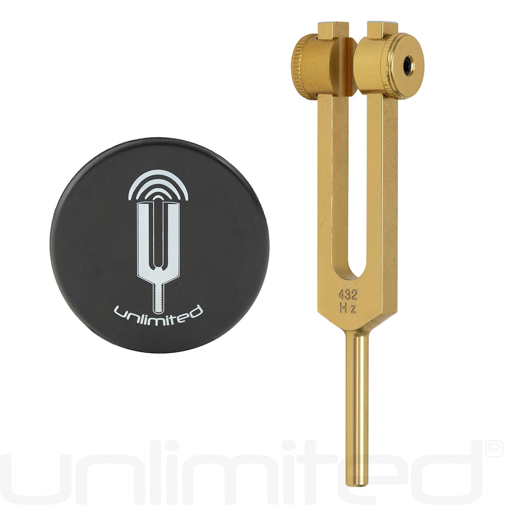 Unlimited 432 Hz Tuning Fork (Weighted) with Activator - Gongs