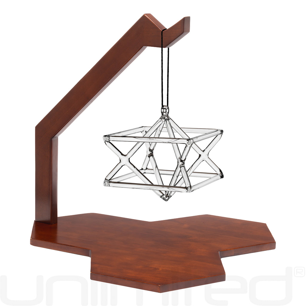 Unlimited Crystal Merkabas on Quantum Mechanic Stands
