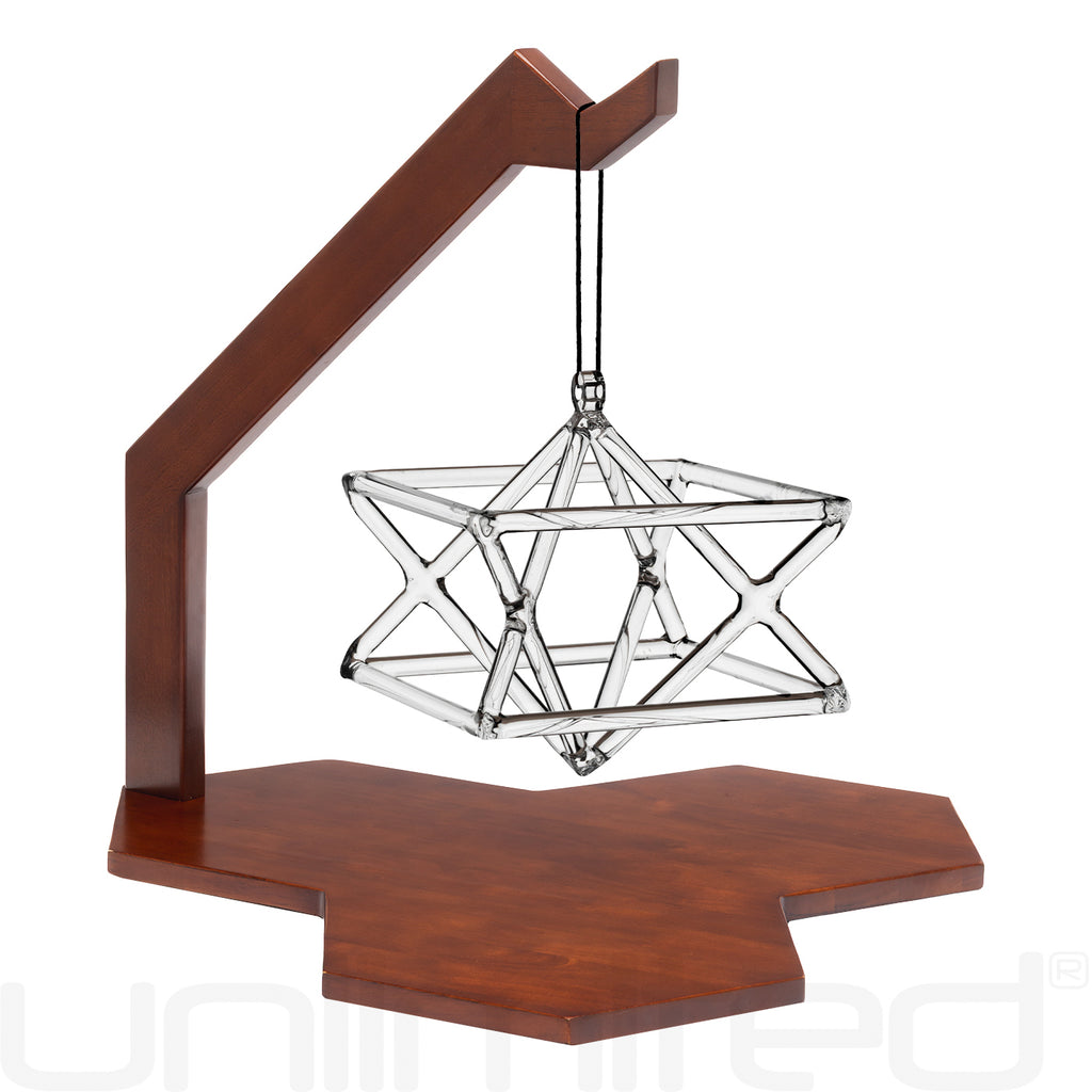 Unlimited Crystal Merkabas on Quantum Mechanic Stands