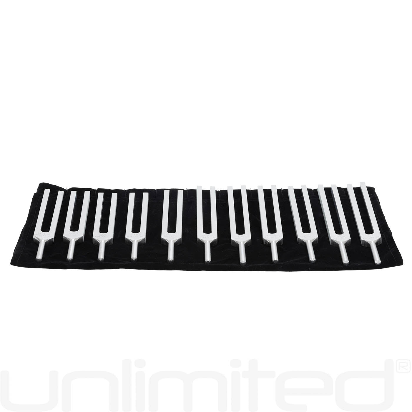 Biosonics Set of 11 Planetary Tuning Forks (Unweighted) - Gongs