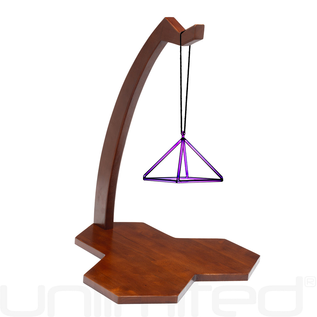Unlimited Purple Crystal Pyramids on Quantum Mechanic Stands