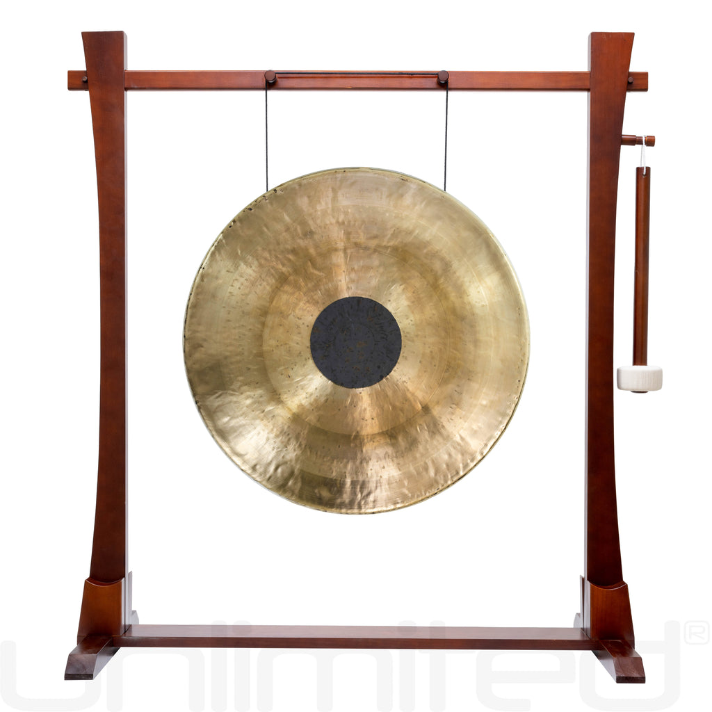 26" Chinese Gongs on the Spirit Guide Gong Stand