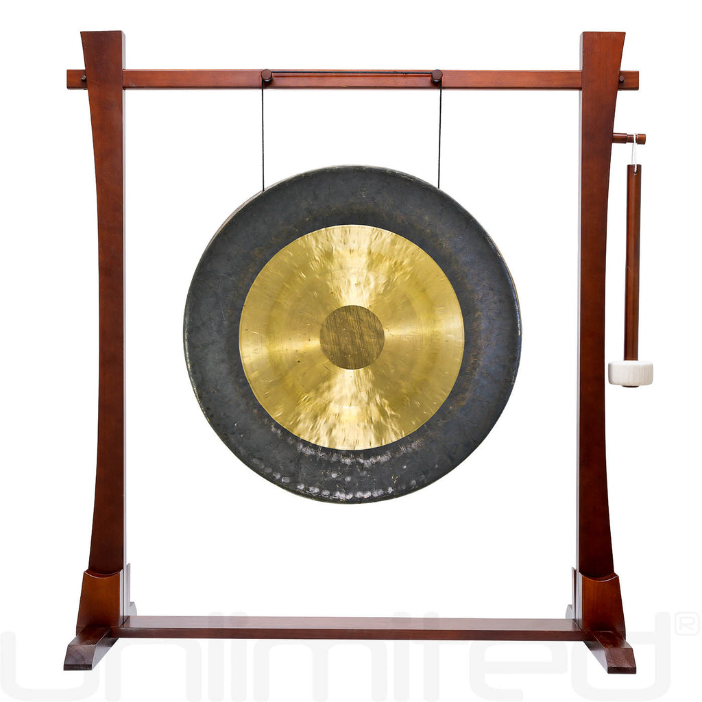 26" Chinese Gongs on the Spirit Guide Gong Stand
