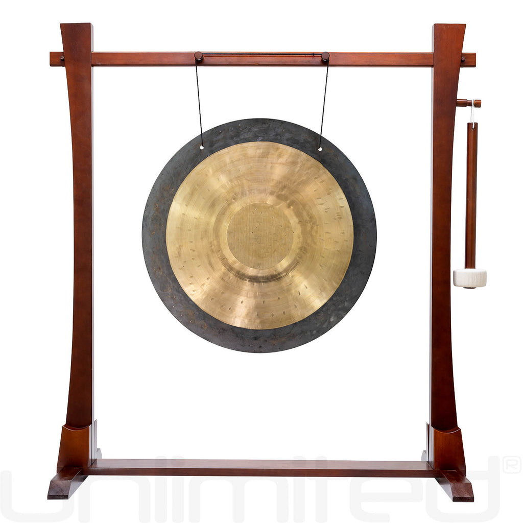 26" Chinese Gongs on the Spirit Guide Gong Stand