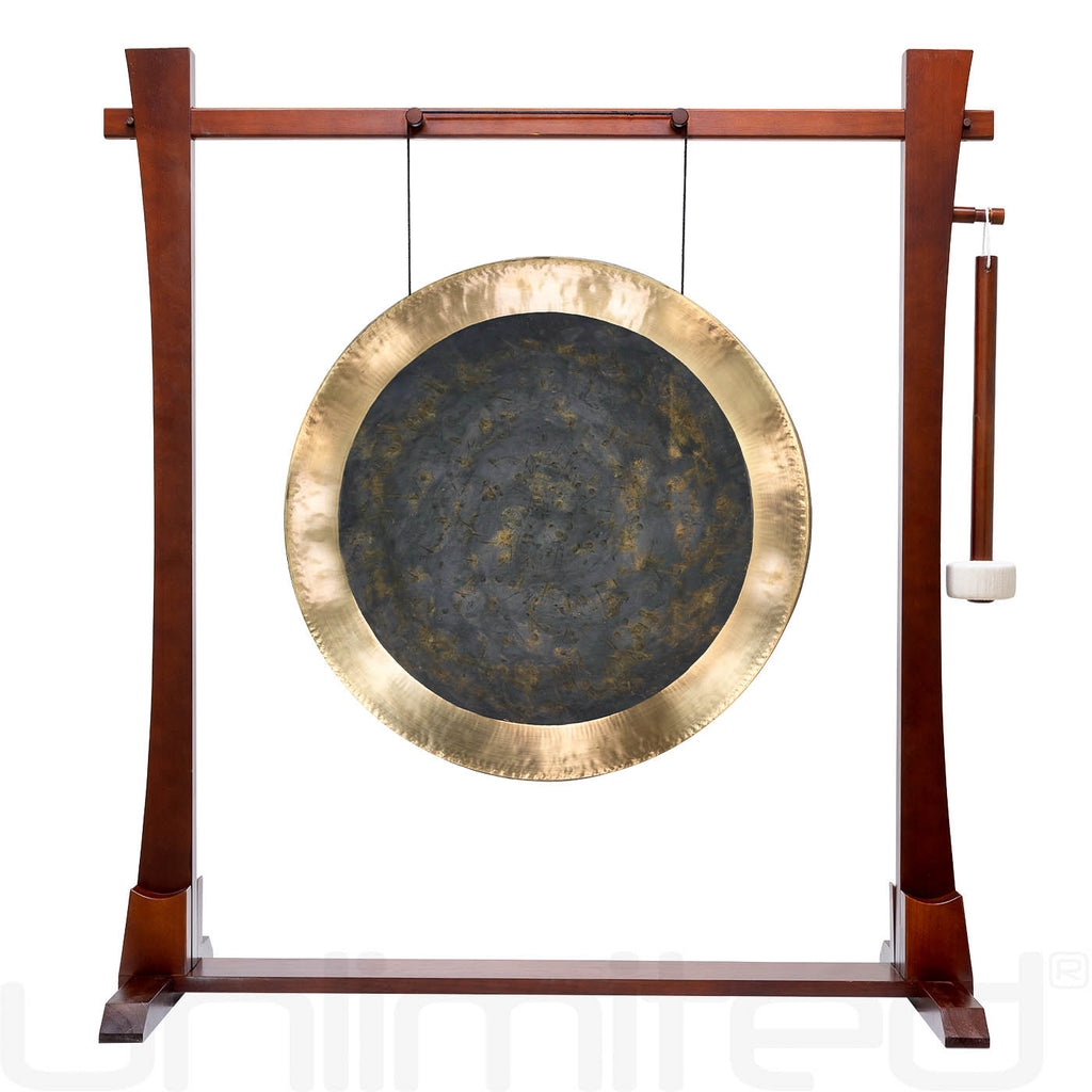 26" Chinese Gongs on the Spirit Guide Gong Stand