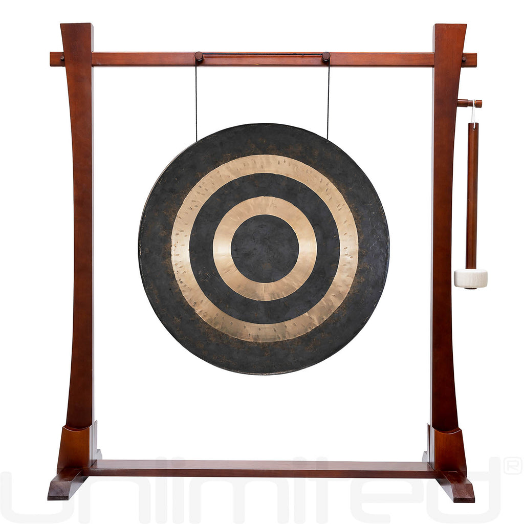 26" Chinese Gongs on the Spirit Guide Gong Stand
