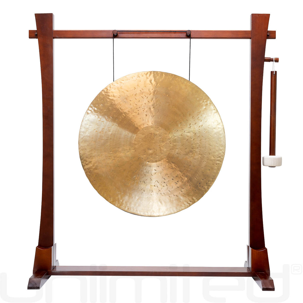 26" Chinese Gongs on the Spirit Guide Gong Stand
