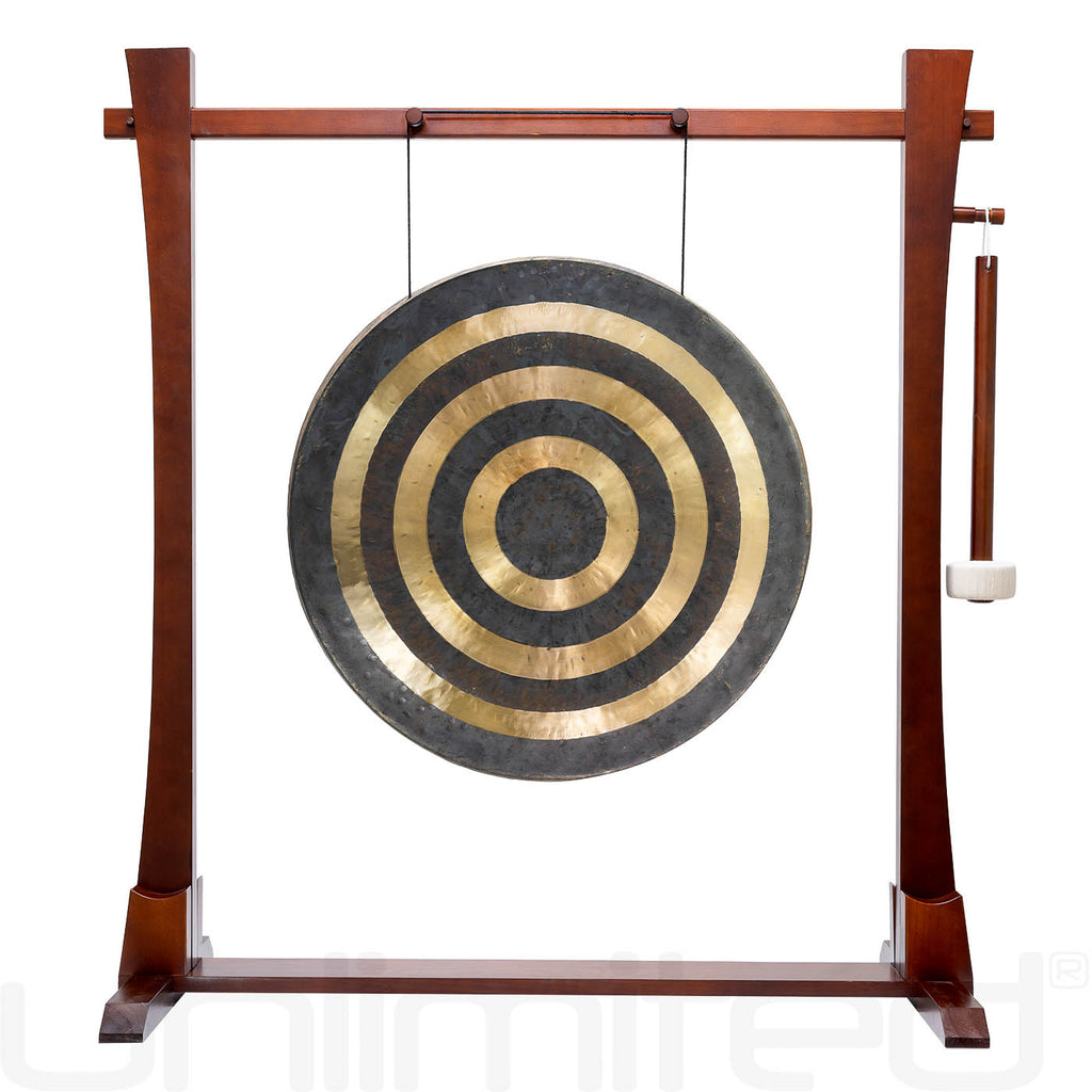 26" Chinese Gongs on the Spirit Guide Gong Stand