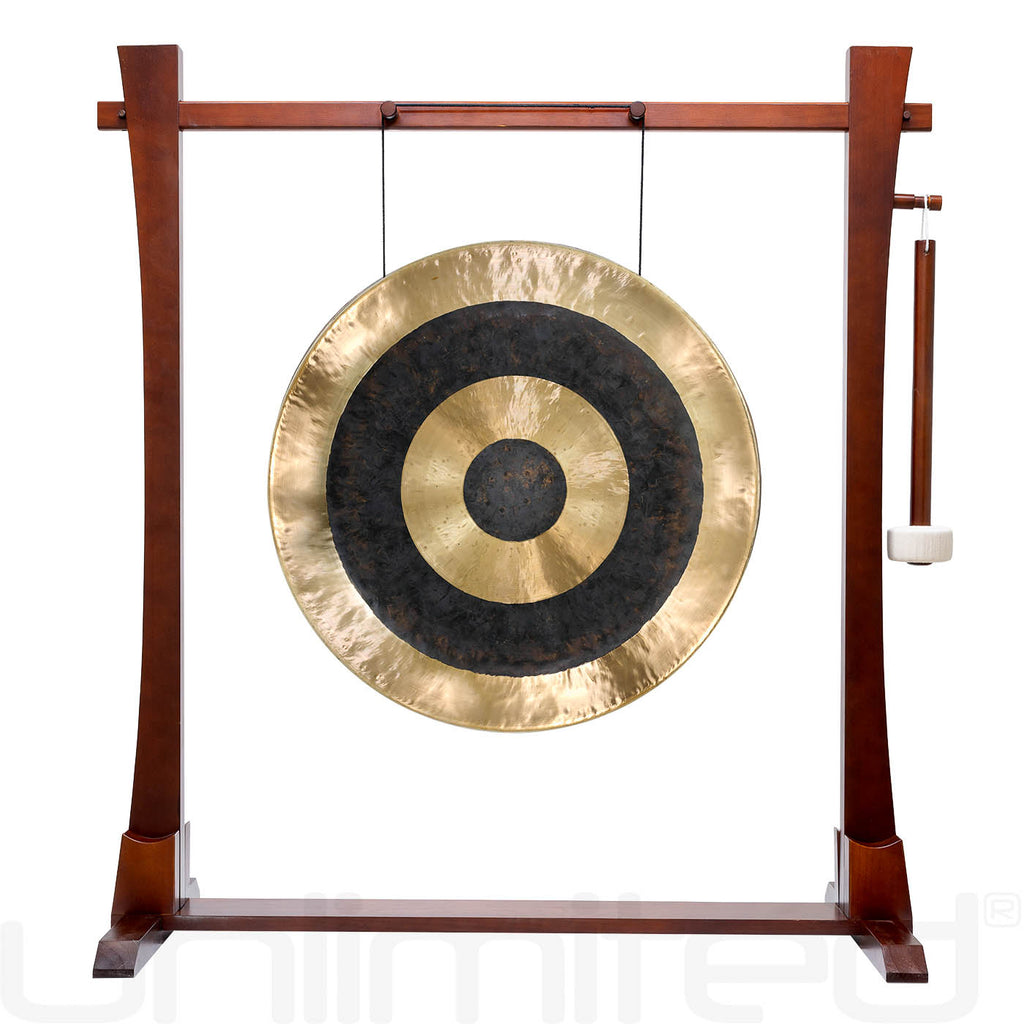 26" Chinese Gongs on the Spirit Guide Gong Stand