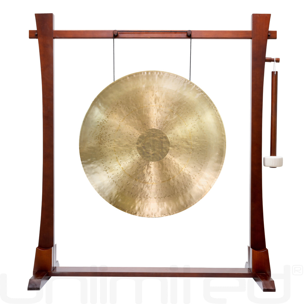 26" Chinese Gongs on the Spirit Guide Gong Stand