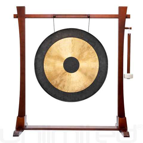 28" Chinese Gongs on the Spirit Guide Gong Stand
