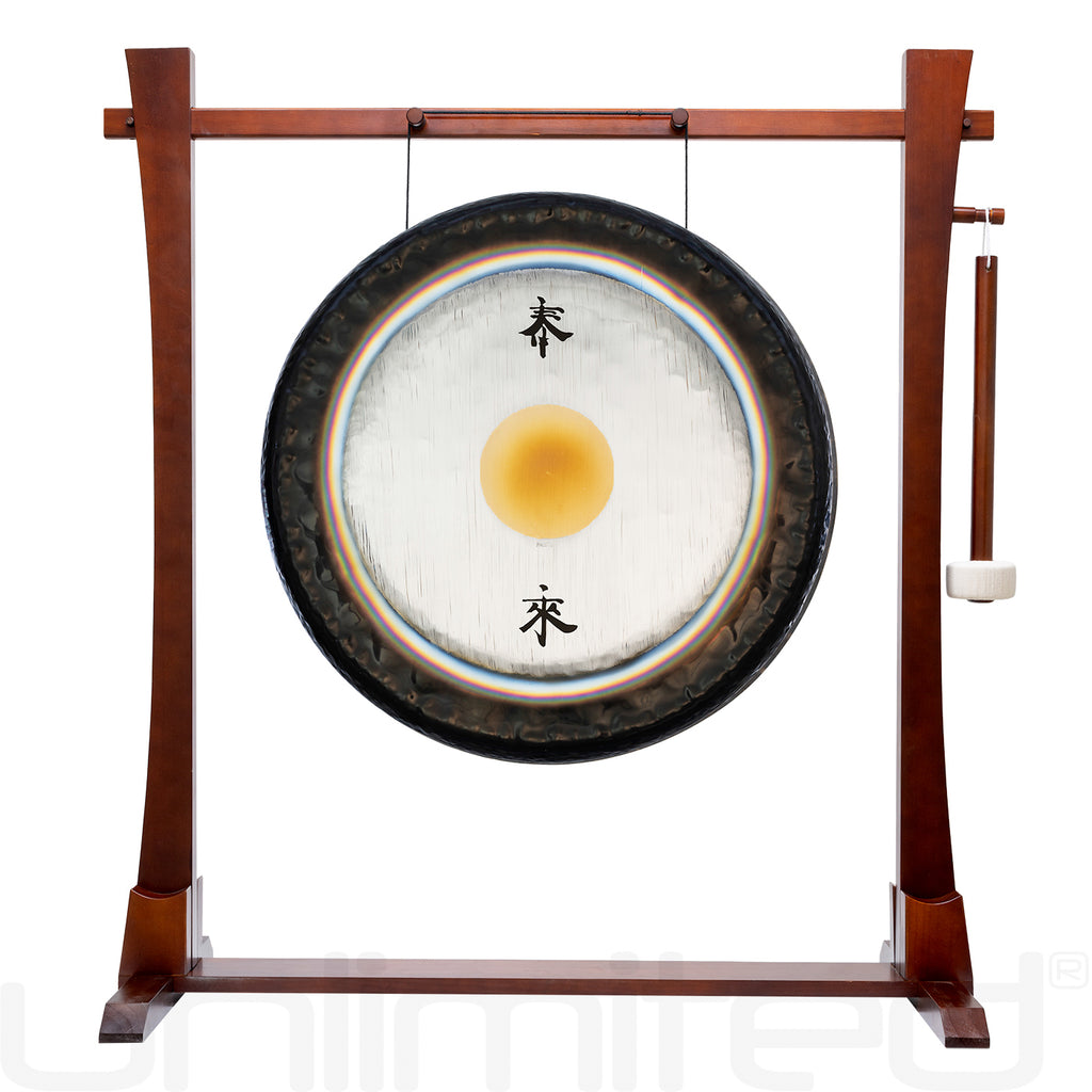 26" to 28" Paiste Symphonic Gongs on the Spirit Guide Stand