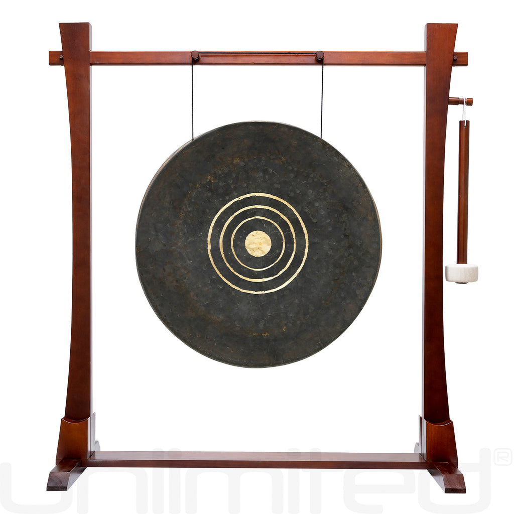 26" Chinese Gongs on the Spirit Guide Gong Stand