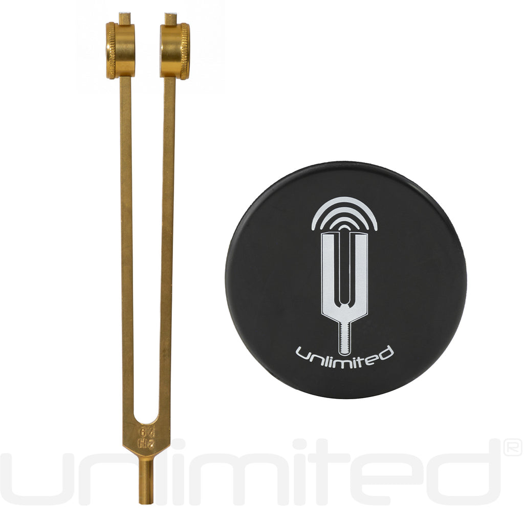 Unlimited Otto (32hz, 64hz, 128hz) Tuning Forks (Weighted) with Activator